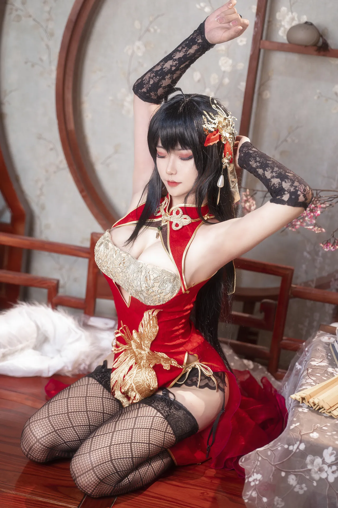 Seya狮砸 - 碧蓝航线 大凤 旗袍-erohere8.webp